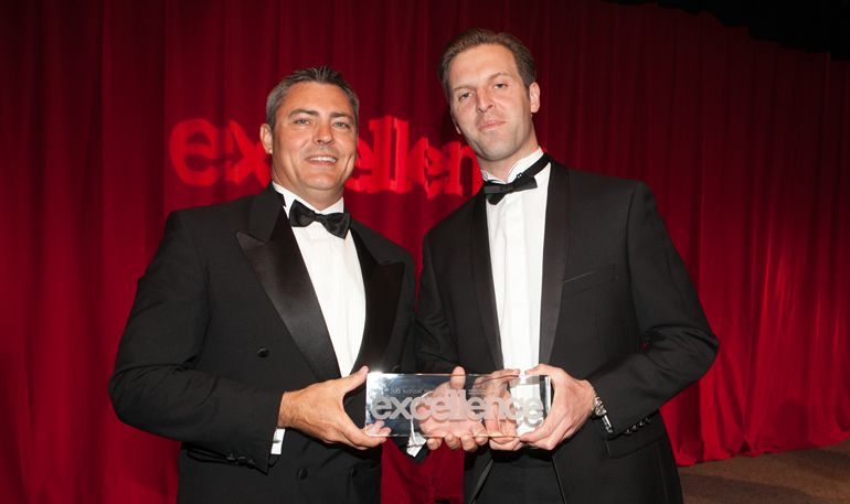 Nick Viner awarded Sydney's 'Best Buyer’s Agent' at the 2012 Real Estate Institute annual Gala Dinner.