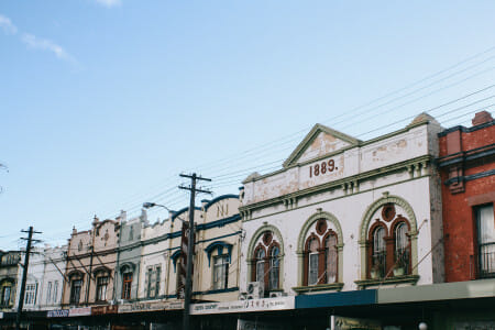 sydney inner west streetscape