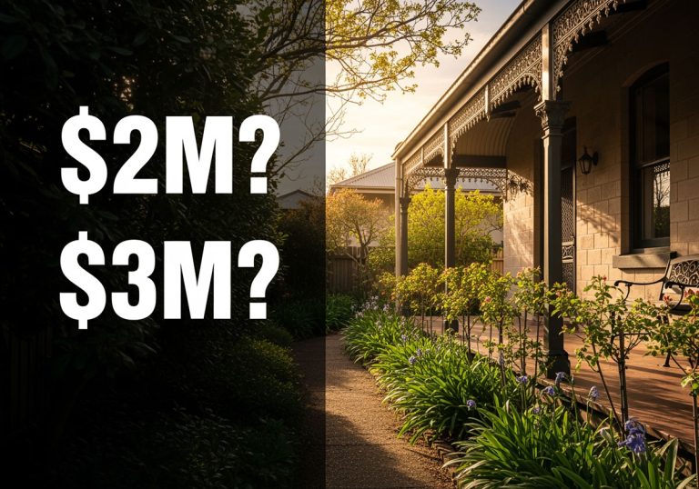 freepik a quaint period sydney cottage in early spring with text $2M $3M? overlay