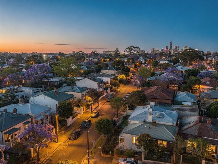 aerial photograph of real estate in sydney inner west suburbs (3)